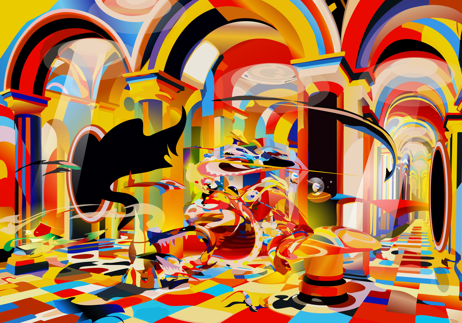 Image: Stampede In Hyperspace, 2025